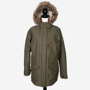 Columbia Carson Pass 3-In-1 Interchange Jacket Womens Size XL Olive Green